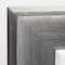 Head West® Metallic Gray Framed Beveled Glass Raised Lip Vanity Wall Mirror